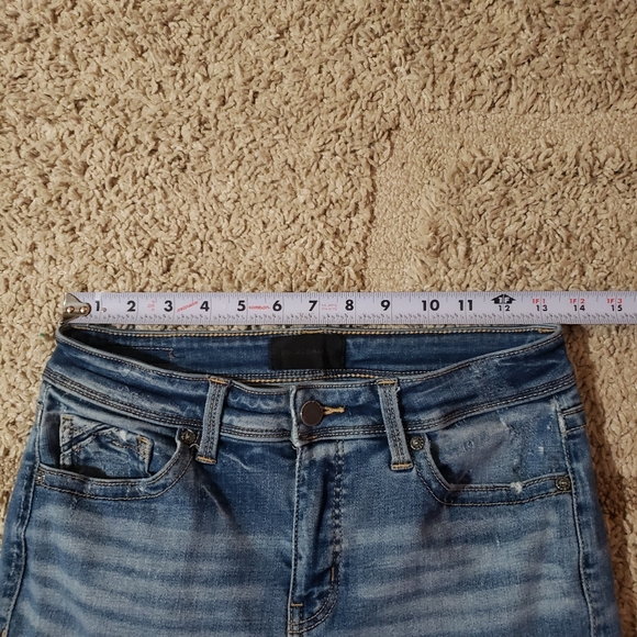 GUC Buckle Black Distressted Riped Jeans unknown fit no or size skinny stretch - Picture 10 of 16